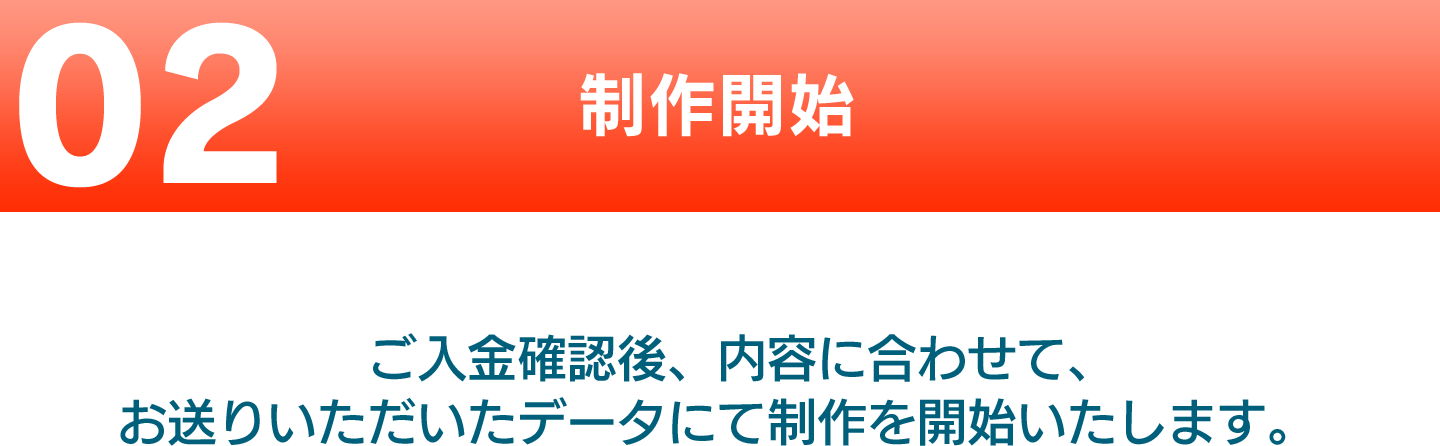 制作開始
